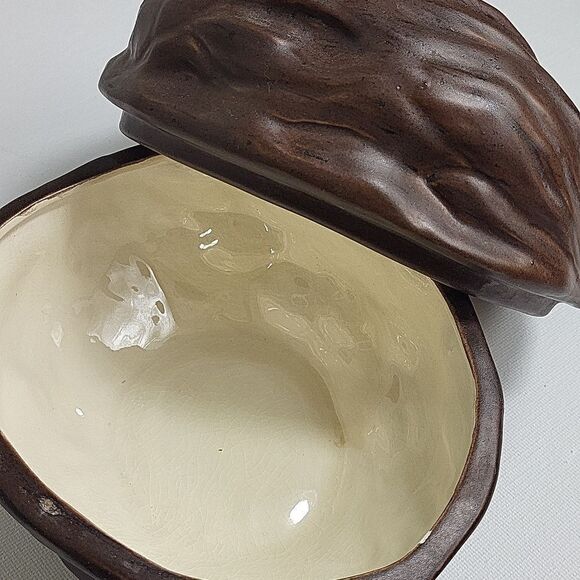 Vintage Ceramic Walnut Dish 70s - Picture 2 of 8